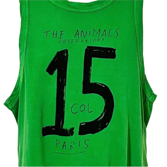 Kids The Animal Observatory Be Animal Green Tank Top - Picture 11 of 11